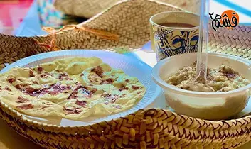 قشم25 - صبحانه نان سنتی تمشی